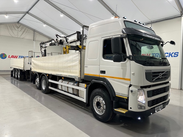 Volvo FM 450 Dropside Brick Grab Drawbar