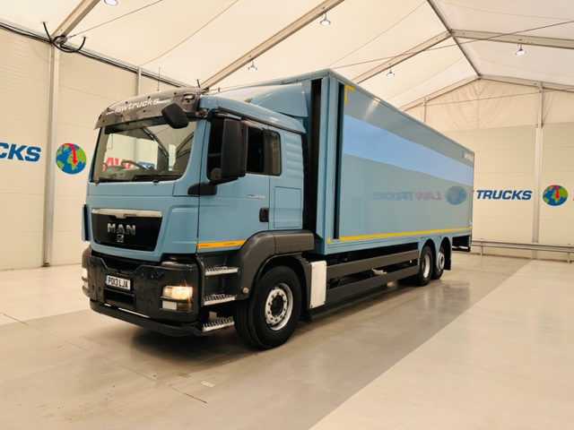 MAN TGS 26.360 6×2 Sleeper Cab Box Van