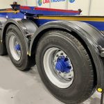 Dennison Tri Axle Sliding Skeletal Trailer BPW - thumbnail