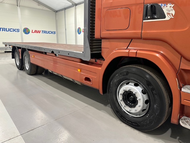 Scania R420 6×2 10 Tyre Rear Lift Flatbed Manual