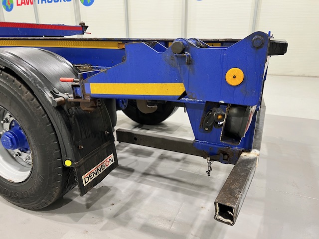 Dennison Tri Axle Sliding Skeletal Trailer BPW
