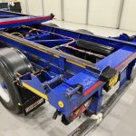 Dennison Tri Axle Sliding Skeletal Trailer BPW - thumbnail