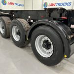 Dennison Tri Axle Sliding Skeletal Trailer BPW - thumbnail