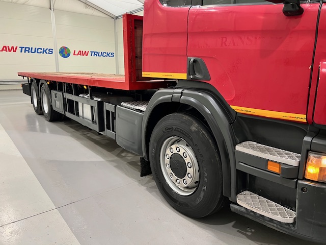 Scania P320 6×2 10 Tyre Rear Lift Flatbed
