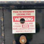 Dennison Tri Axle Sliding Skeletal Trailer BPW - thumbnail
