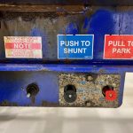 Dennison Tri Axle Sliding Skeletal Trailer BPW - thumbnail