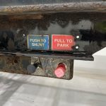 Dennison Tri Axle Sliding Skeletal Trailer BPW - thumbnail