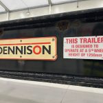 Dennison Tri Axle Sliding Skeletal Trailer BPW - thumbnail