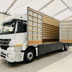 Mercedes 2543 6×2 10 Tyre Rear Lift Sleeper Cab Box Van - thumbnail