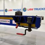 Dennison Tri Axle Sliding Skeletal Trailer BPW - thumbnail