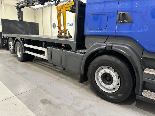 Scania R420 6×2 Rear Lift Brick Grab Drawbar