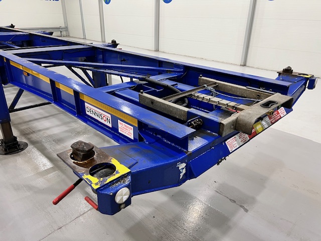 Dennison Tri Axle Sliding Skeletal Trailer BPW