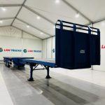 SDC Tri Axle PSK Extendable Flatbed Trailer - thumbnail
