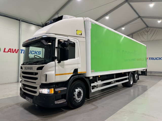 Scania P280 6×2 Rear Lift Day Cab Fridge Box