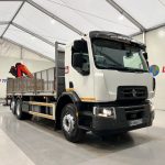 Renault C320 6×2 Day Cab Dropside with Crane - thumbnail