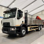 Renault C320 6×2 Day Cab Dropside with Crane - thumbnail
