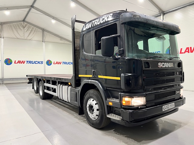 Scania P94 300 6×2 10 Tyre Rear Lift Flatbed