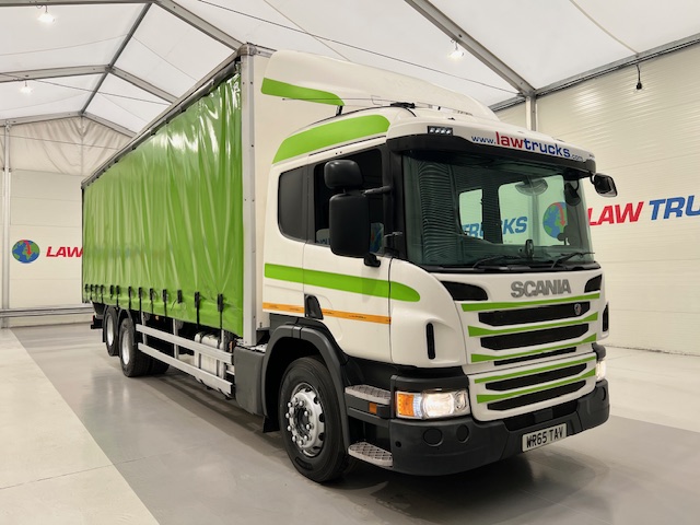 Scania P280 6×2 10 Tyre Rear Lift Curtainsider