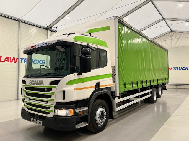 Scania P280 6×2 10 Tyre Rear Lift Curtainsider