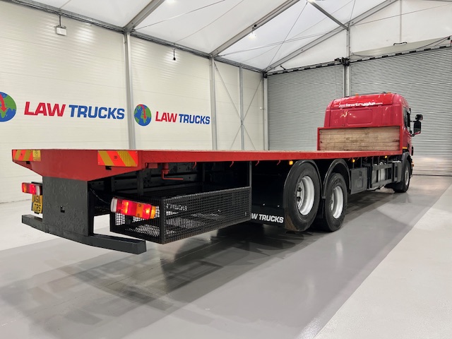 Scania P320 6×2 10 Tyre Rear Lift Flatbed