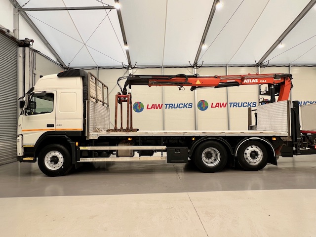 Volvo FM 450 Dropside Brick Grab Drawbar