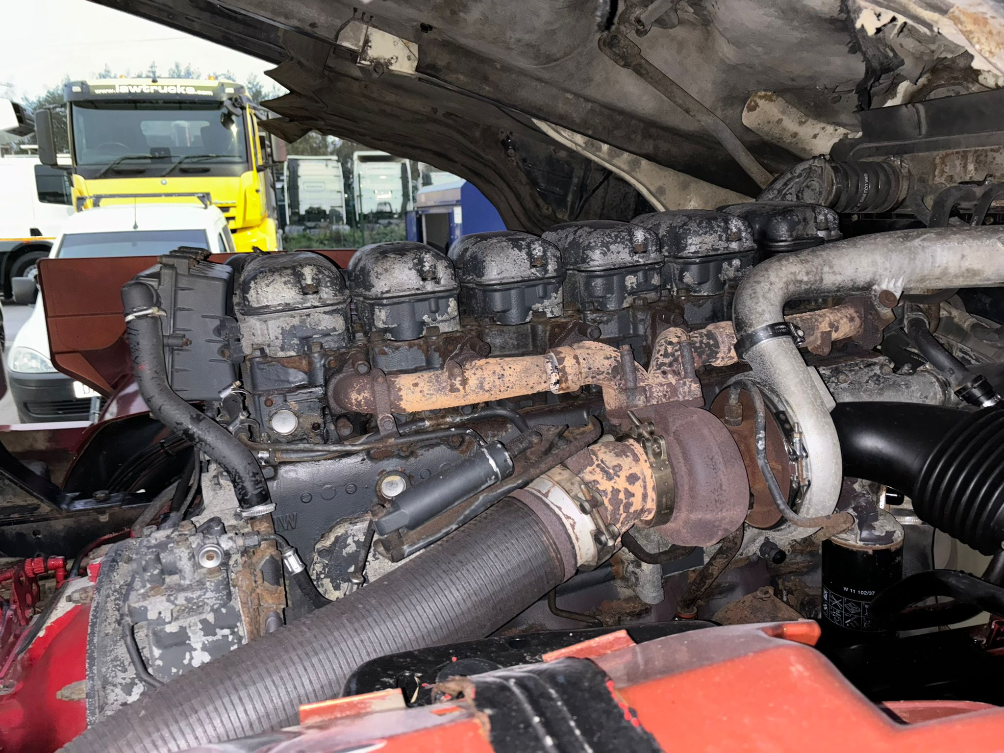 Scania R420 6×2 10 Tyre Rear Lift Flatbed Manual
