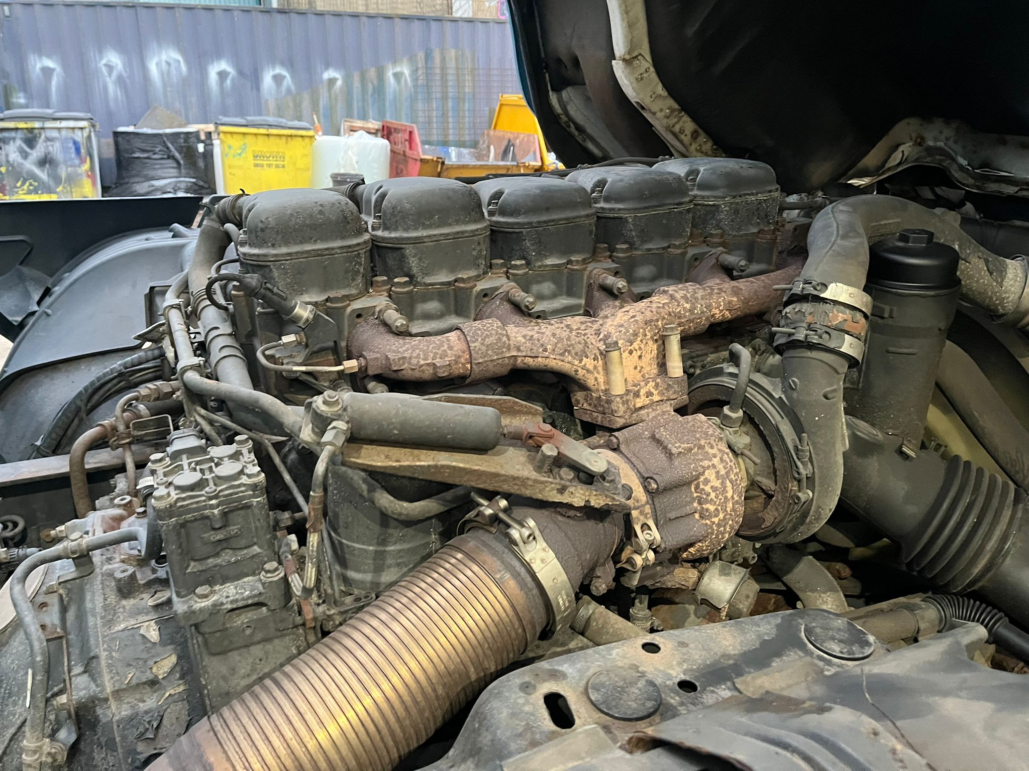 Scania P320 6×2 10 Tyre Rear Lift Insulated Box Van