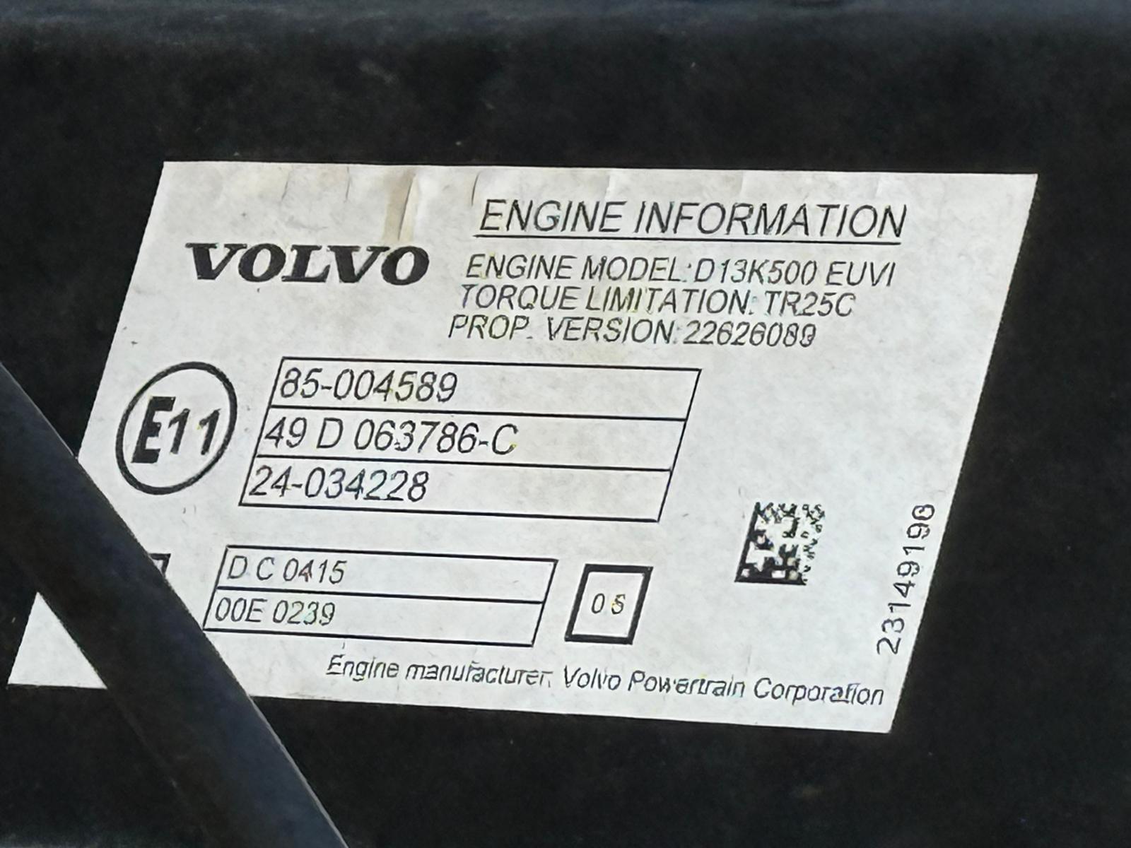 Volvo FH 500 6×2 Midlift Tractor Unit