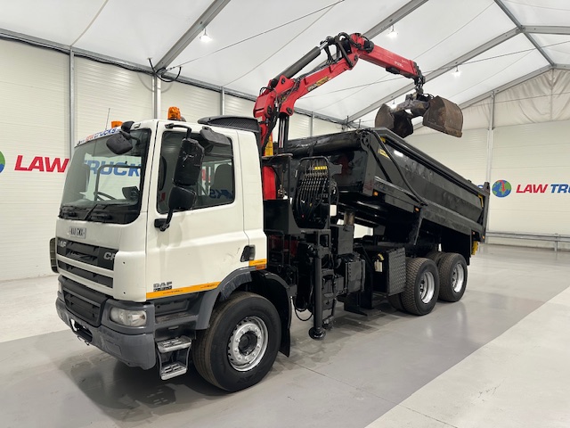 DAF CF75 310 6×4 Day Cab Steel Tipper Grab