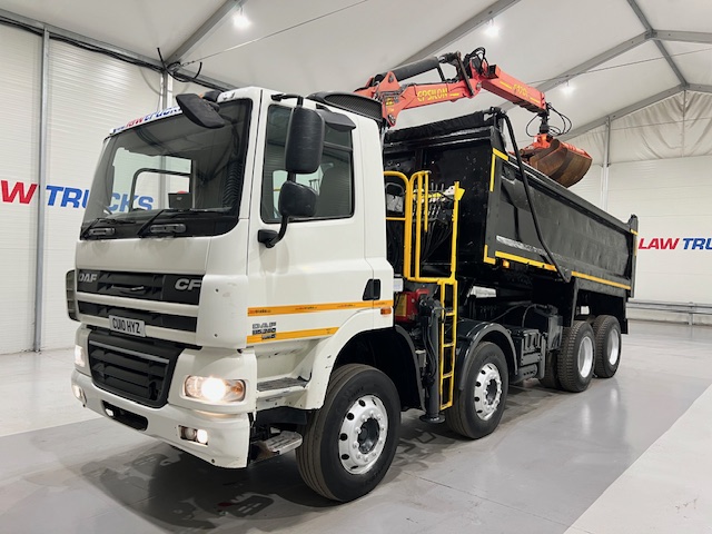 DAF CF85 360 8×4 Day Cab Steel Tipper Grab
