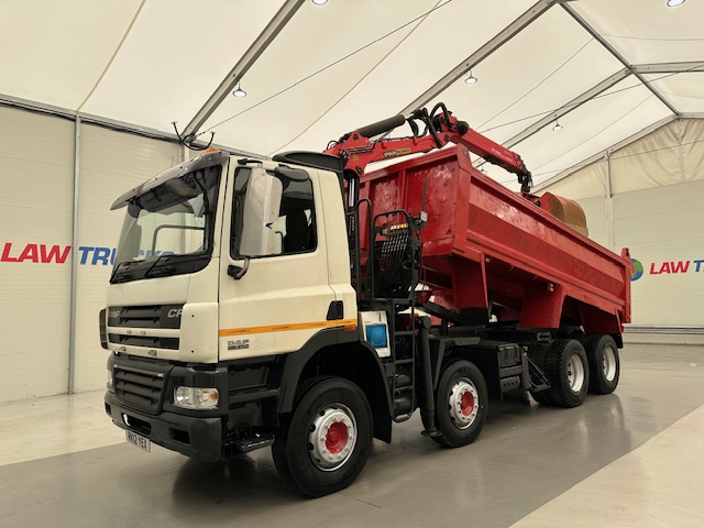 DAF CF85 410 8×4 Day Cab Steel Tipper Grab