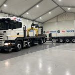 Scania R420 8×2 Rear Lift Brick Grab Drawbar - thumbnail