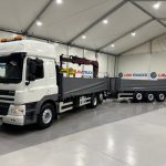 DAF CF85 460 6×2 Flatbed Drawbar Brick Grab - thumbnail