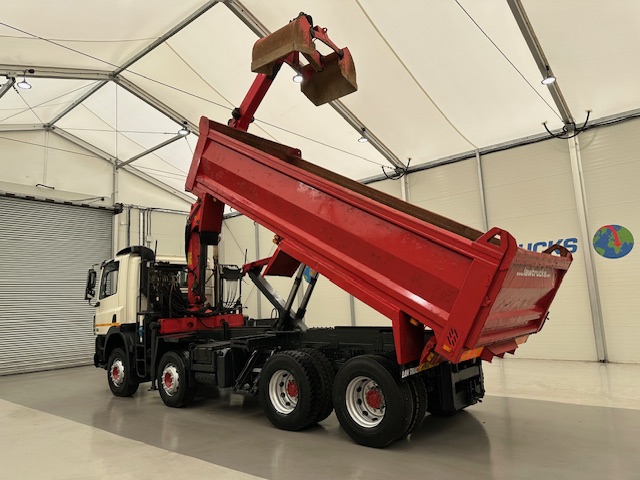 DAF CF85 410 8×4 Day Cab Steel Tipper Grab