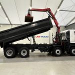 Hino 700 3241 8×4 Sleeper Cab Steel Tipper Grab - thumbnail