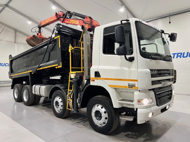 DAF CF85 360 8×4 Day Cab Steel Tipper Grab