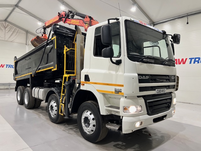 DAF CF85 360 8×4 Day Cab Steel Tipper Grab