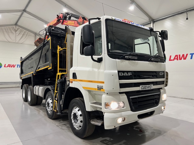 DAF CF85 360 8×4 Day Cab Steel Tipper Grab