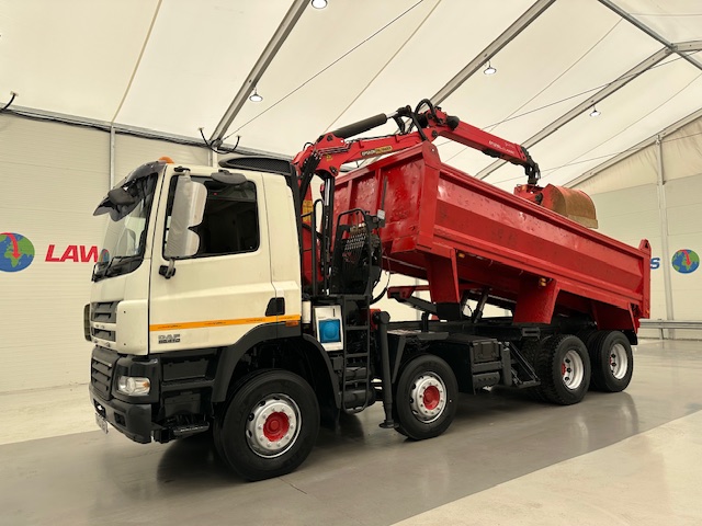 DAF CF85 410 8×4 Day Cab Steel Tipper Grab