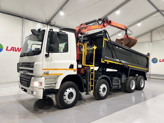DAF CF85 360 8×4 Day Cab Steel Tipper Grab