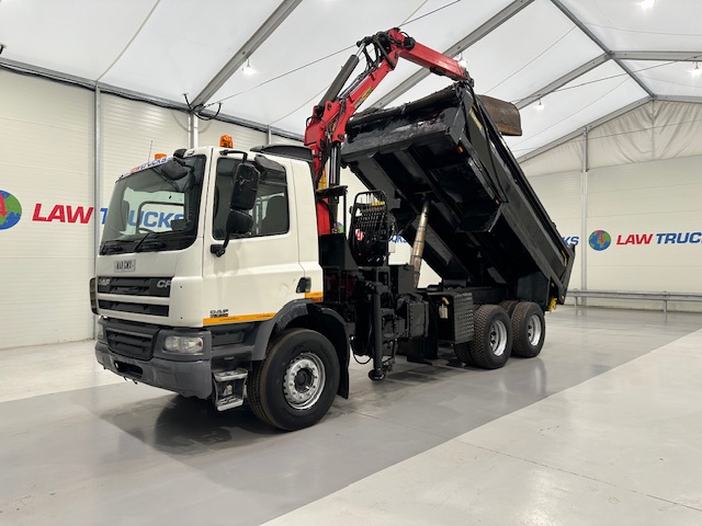 DAF CF75 310 6×4 Day Cab Steel Tipper Grab