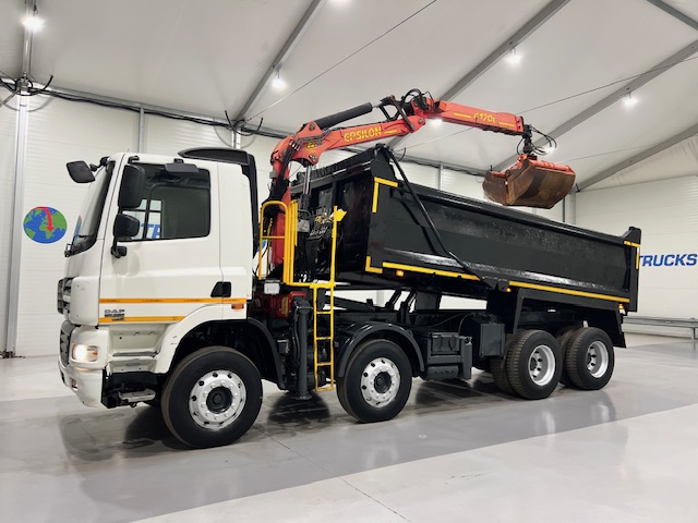 DAF CF85 360 8×4 Day Cab Steel Tipper Grab
