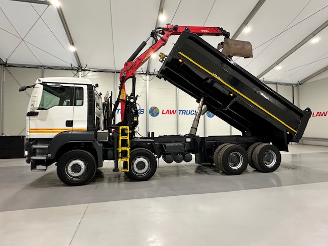 MAN TGS 35.360 8×4 Day Cab Steel Tipper Grab