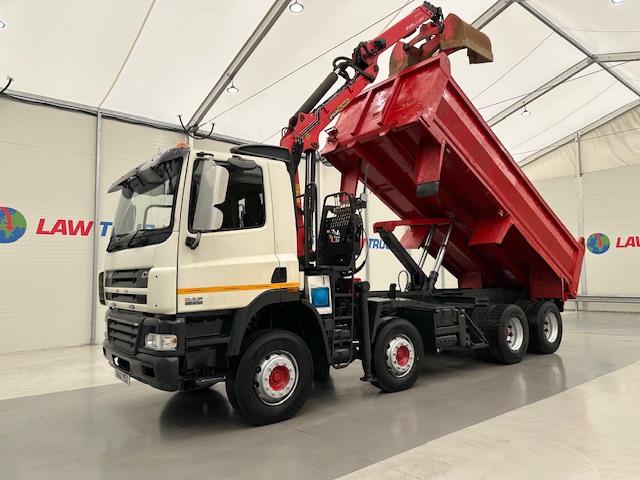 DAF CF85 410 8×4 Day Cab Steel Tipper Grab
