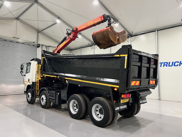 DAF CF85 360 8×4 Day Cab Steel Tipper Grab
