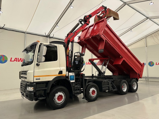 DAF CF85 410 8×4 Day Cab Steel Tipper Grab