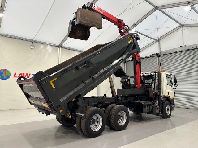 DAF CF75 310 6×4 Day Cab Steel Tipper Grab