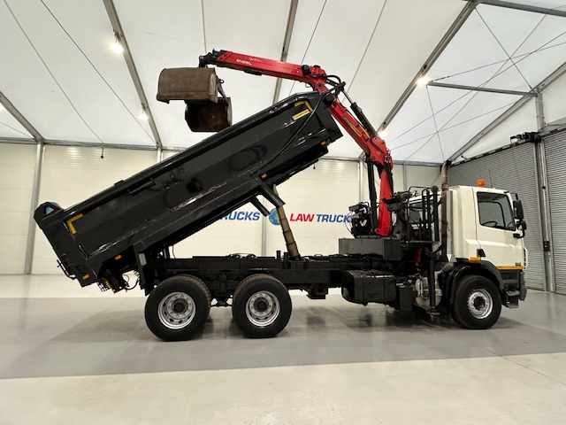 DAF CF75 310 6×4 Day Cab Steel Tipper Grab