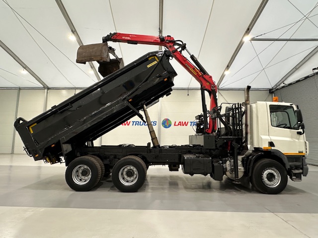 DAF CF75 310 6×4 Day Cab Steel Tipper Grab