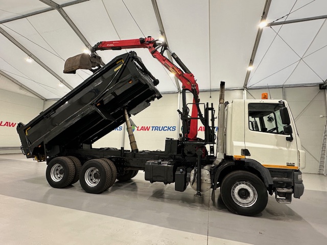 DAF CF75 310 6×4 Day Cab Steel Tipper Grab
